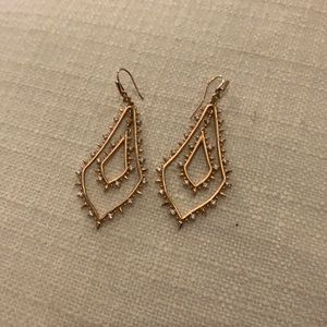 Kendra Scott Alice Drop Earrings in Rose Gold